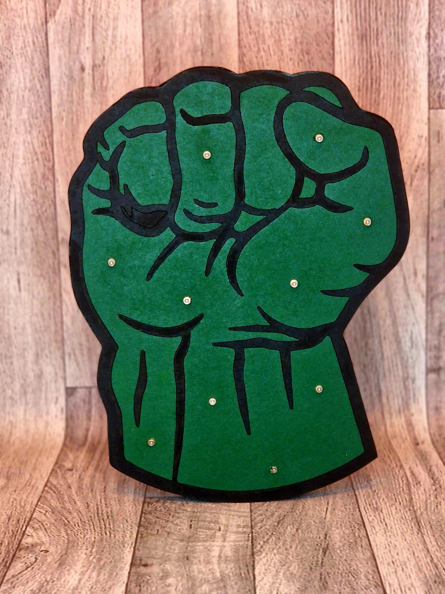 Luminoso " PUÑO HULK"