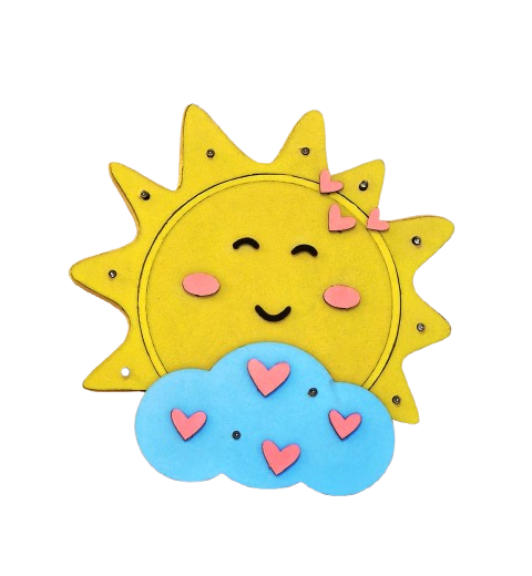 Luminoso "SOL CON NUBE"