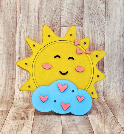 Luminoso "SOL CON NUBE"
