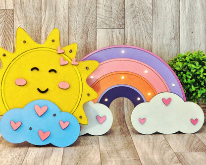 Luminoso "SOL CON NUBE"
