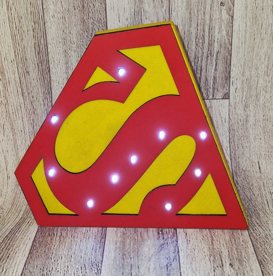 Luminoso "SUPERMAN"