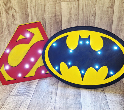 Luminoso "SUPERMAN"