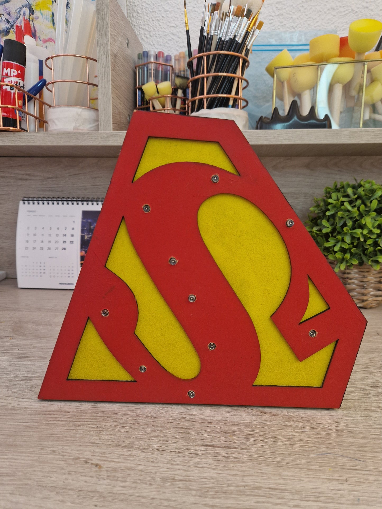 Luminoso "SUPERMAN"