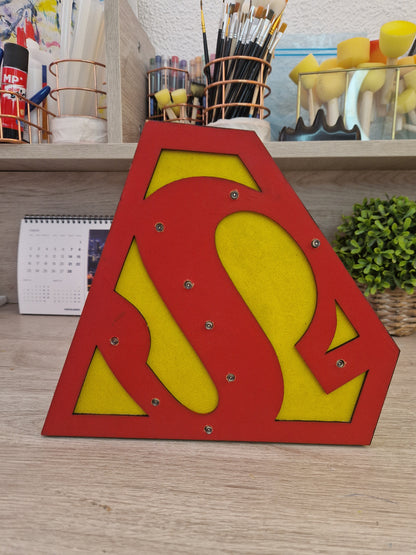 Luminoso "SUPERMAN"