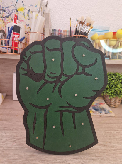 Luminoso " PUÑO HULK"