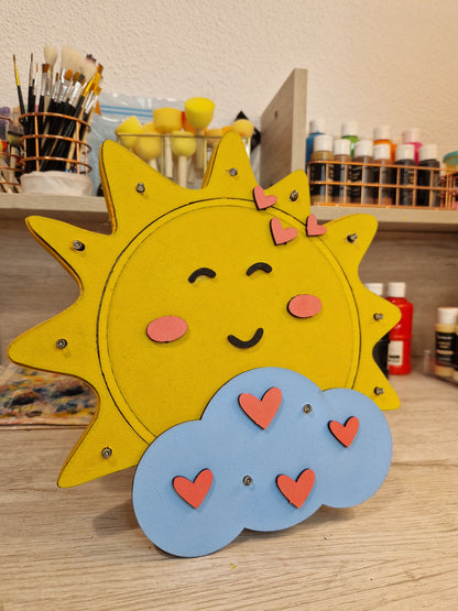 Luminoso "SOL CON NUBE"