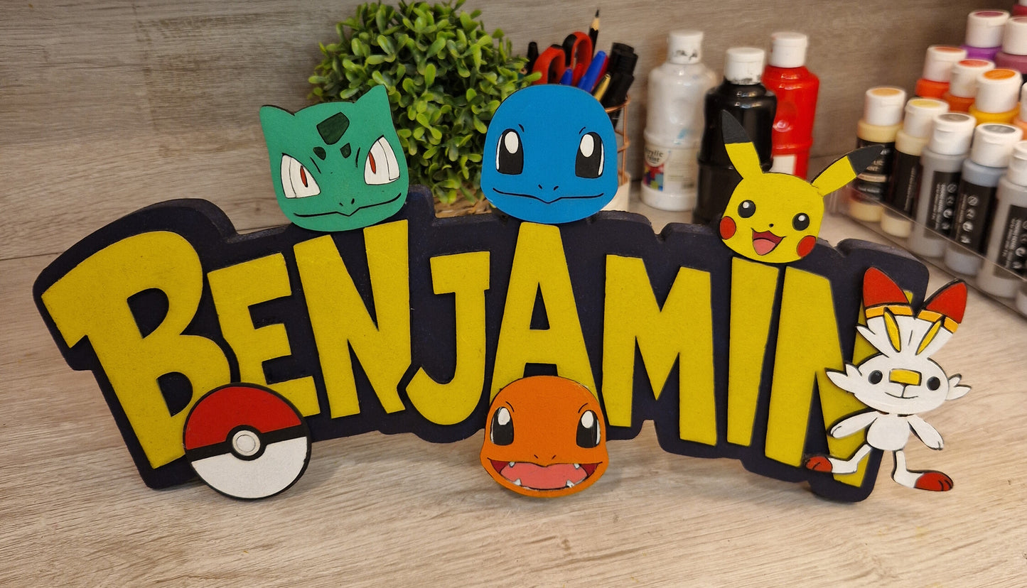 NOMBRES TEMATICOS LUMINOSOS