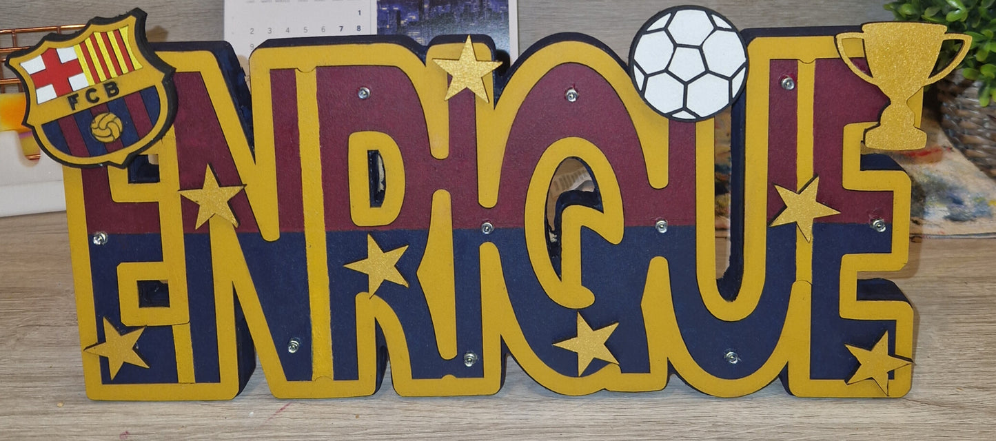 NOMBRES TEMATICOS LUMINOSOS