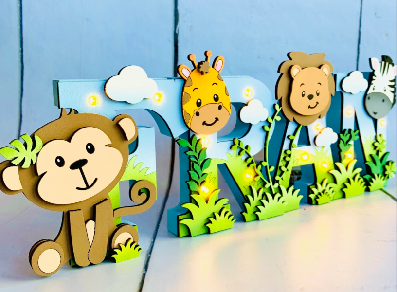 NOMBRES TEMATICOS LUMINOSOS