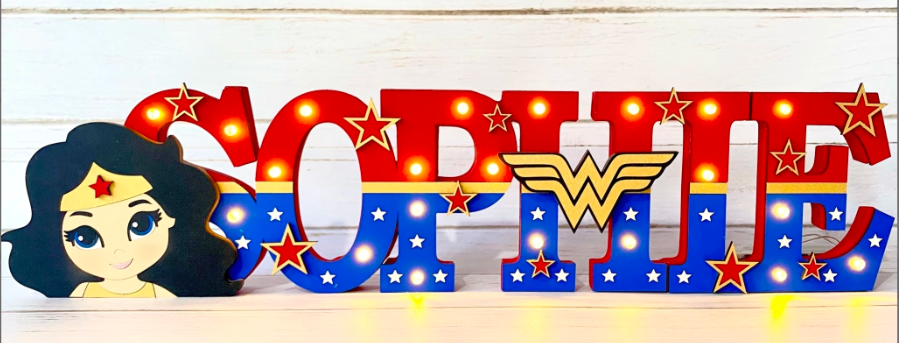 NOMBRES TEMATICOS LUMINOSOS